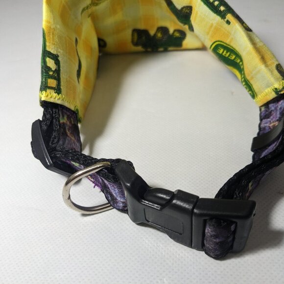NEW- Homemade John Deere Tractors Dog Bandana (8" x 6") Size S-M - Picture 6 of 7
